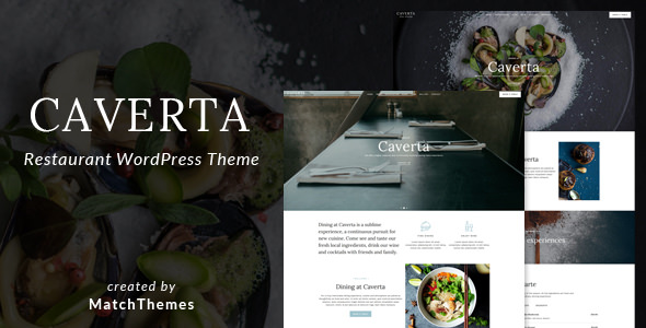 Download Free Caverta v1.1.0 – Fine Dining Restaurant WordPress Theme