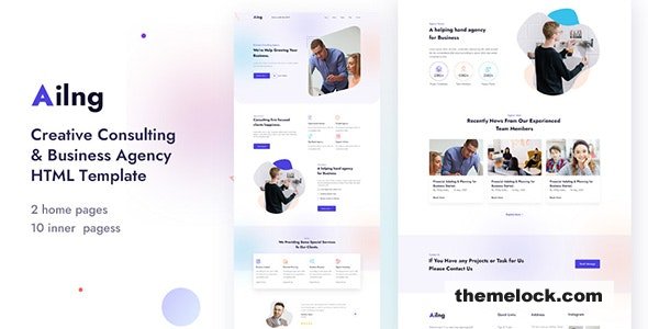 Ailng – Creative Consulting & Business Agency HTML Template