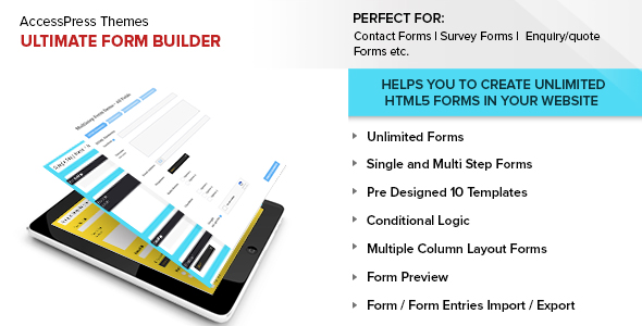 Download Free Ultimate Form Builder v1.1.7
