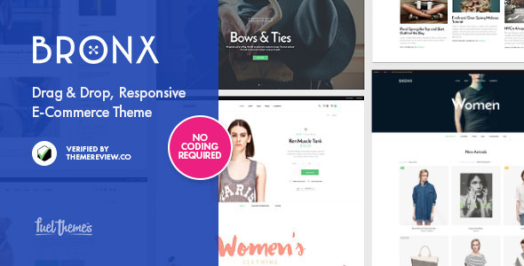 Download Free Bronx v1.8.2.1 – Responsive Drag & Drop WooCommerce Theme