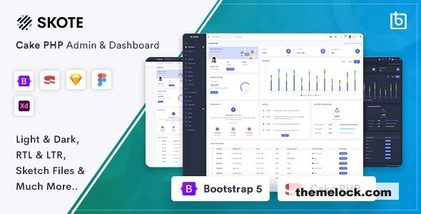 Skote – Cake PHP Admin Dashboard Template