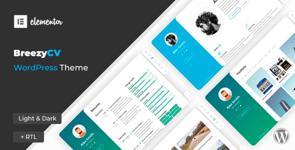 BreezyCV v1.6.0 – CV Resume Theme Free Download