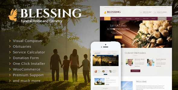Blessing v3.2.7 – Funeral Home WordPress Theme