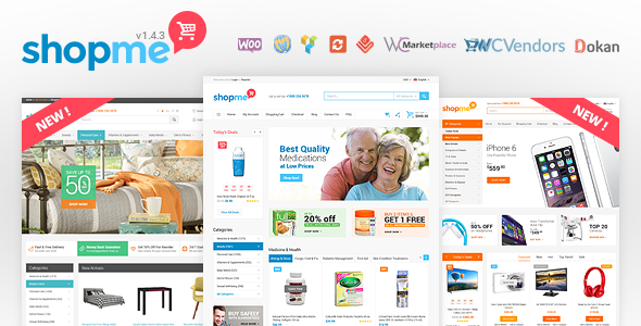 Download Free ShopMe v1.4.3 – Woocommerce WordPress Theme