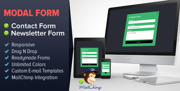 Download Free Modal Form v1.0.1