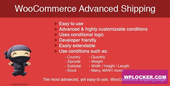 WooCommerce Advanced Shipping v1.1.1