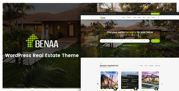 Benaa v3.0.8 – Real Estate WordPress Theme