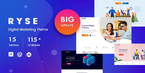 Ryse v3.1.0 – SEO & Digital Marketing Theme