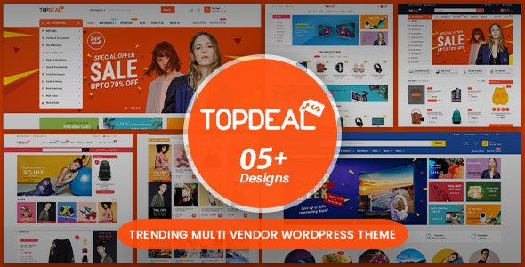 [Download] TopDeal v1.7.2 – Multipurpose Marketplace WordPress Theme NULLED