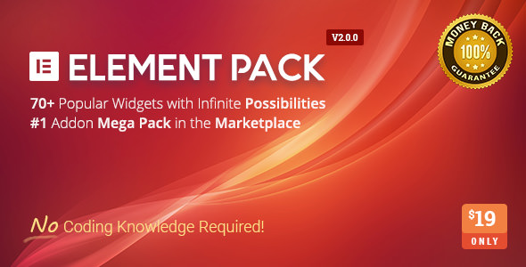 Download Free Element Pack v2.0.4 – Addon for Elementor Page Builder