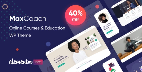 MAXCOACH V2.4.6 – ONLINE COURSES & EDUCATION WP THEME