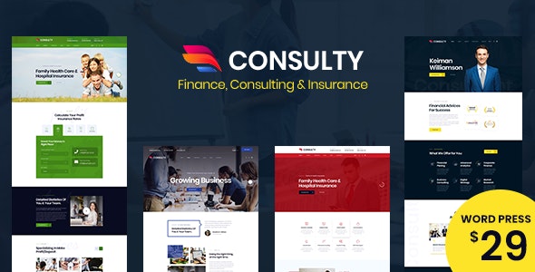 Consulty v1.0.6 – Business Finance WordPress Theme