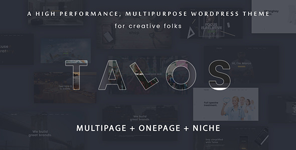 Download Free Talos v1.2.4 – Creative Multipurpose WordPress Theme