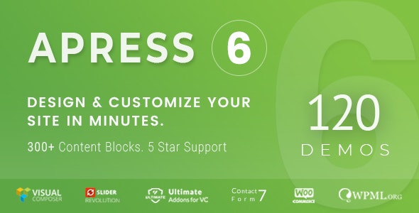 APRESS V6.0.2 – RESPONSIVE MULTI-PURPOSE THEME