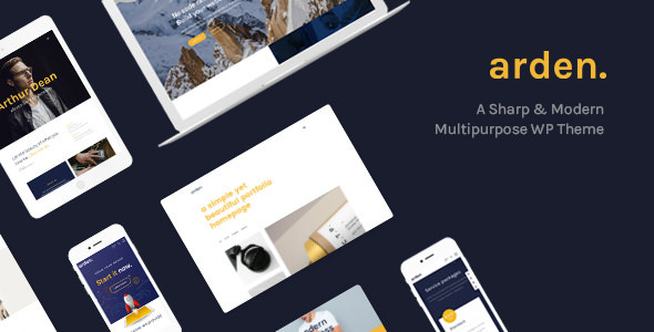 Download Free Arden v1.8.8 – A Sharp & Modern Multipurpose Theme