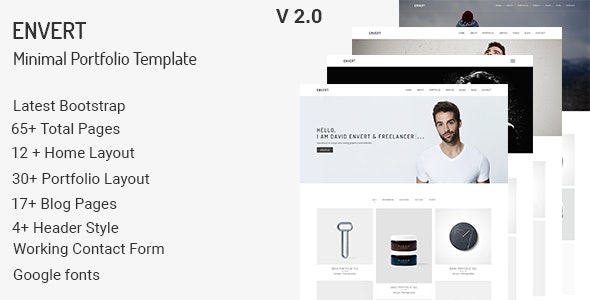 ENVERT V2.0 – MINIMAL PORTFOLIO TEMPLATE