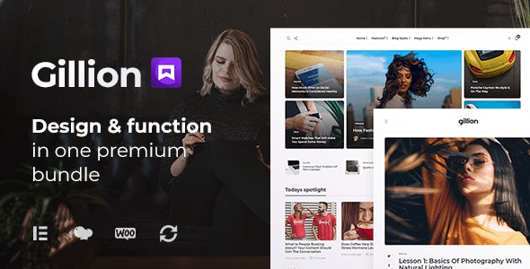 Gillion v4.5 – Multi-Concept Blog/Magazine & Shop WordPress Theme