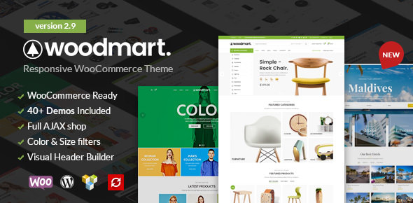 Download Free WoodMart v2.9 – Responsive WooCommerce WordPress Theme