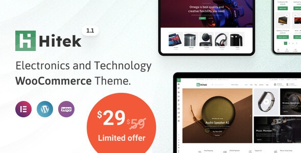 HITEK V1.2.1 – ELECTRONICS WOOCOMMERCE THEME