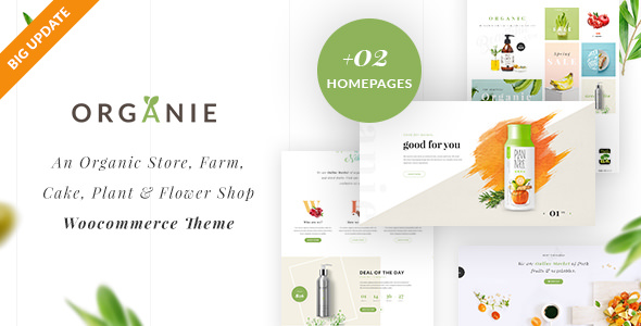 Download Free Organie v2.4.3 – An Organic Store, Farm, Cake and Flower Shop
