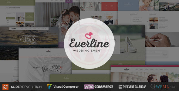Download Free Everline v2.0.0 – Wedding Event WordPress Theme