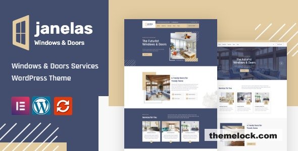 Janelas v1.0.5 – Windows & Doors Services WordPress Theme