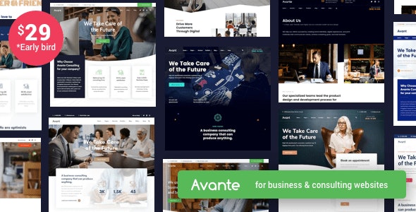 [Free Download] Avante v1.0 – Business Consulting WordPress