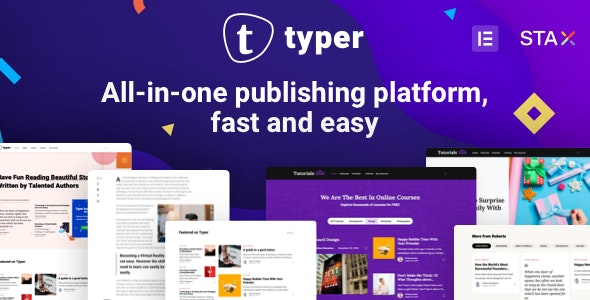 [Free Download] Typer v1.7.0 – Amazing Blog and Multi Author Publishing Theme