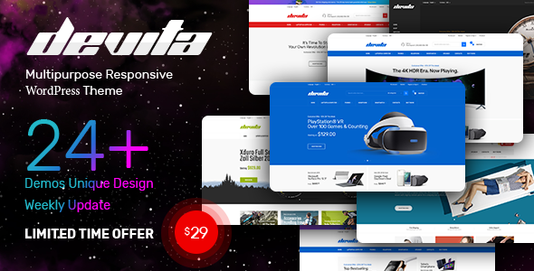 DEVITA V1.7.0 – MULTIPURPOSE THEME FOR WOOCOMMERCE