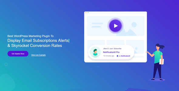 [Download] NotificationX v1.4.10 – Best WordPress Marketing Plugin NULLED