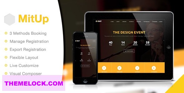 MitUp v1.2.8 – Event & Conference WordPress Theme