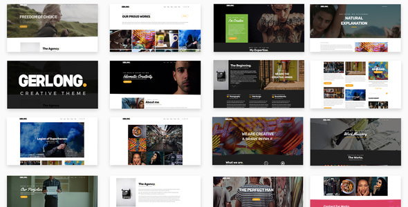 Download Free Gerlong v1.1 – Responsive One Page & Multi Page Theme