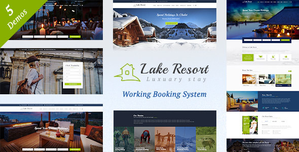 Download Free Lake Resort v1.5 – Resort and Hotel WordPress Theme