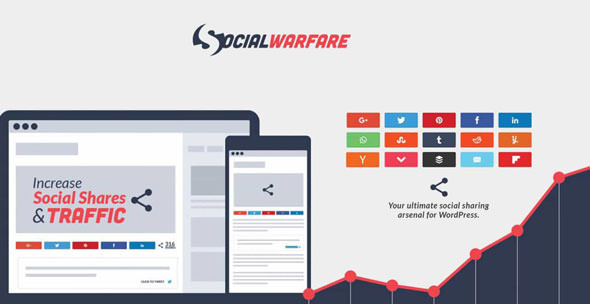 Download Free Social Warfare Pro v3.1.0 – Best Social Sharing for WordPress