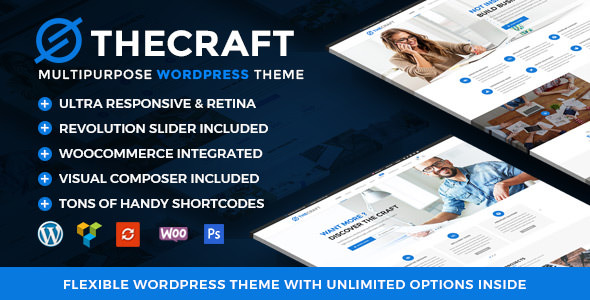 Download Free TheCraft v1.0 – Responsive Multipurpose WordPress Theme