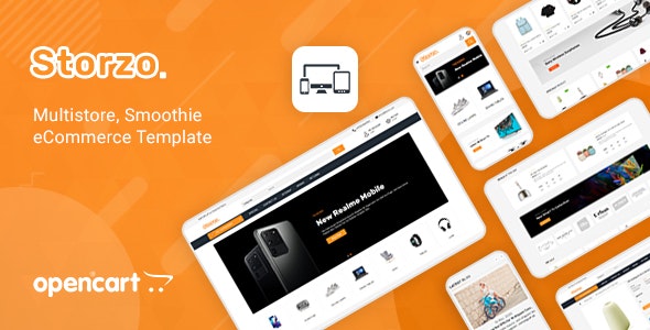 STORZO V2.0.0 – MULTIPURPOSE E-COMMERCE OPENCART 3 THEME