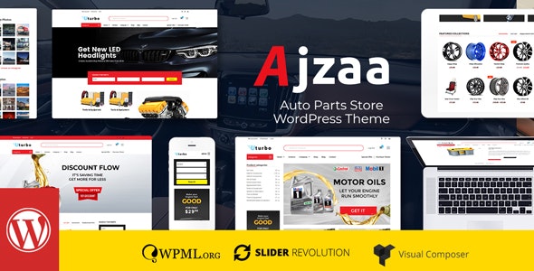 Ajzaa v3.5 – Auto Parts Store WordPress Theme