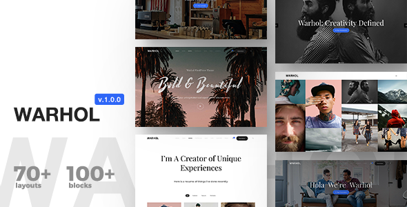 Download Free Warhol v1.0 – Responsive Multipurpose Theme for Creatives