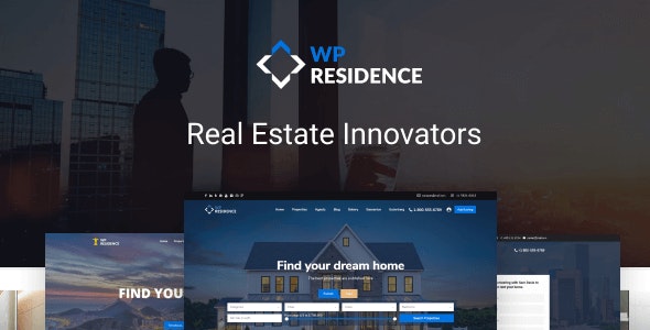 WP Residence v4.8 – Real Estate WordPress Theme