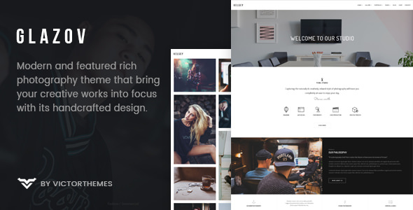 Glazov v1.7 – Photography WordPress Theme